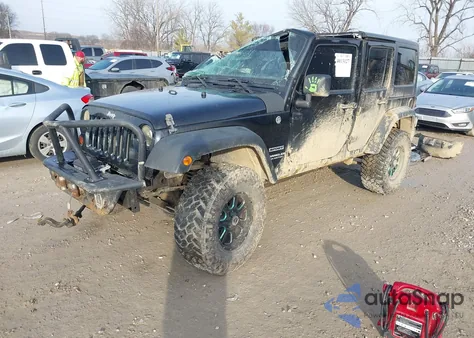 2012 Jeep Wrangler Unlimited Sport z USA, uszkodzony, nr VIN 1C4BJWDG6CL263970